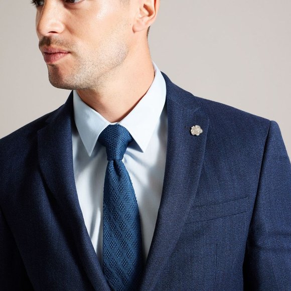 Ted Baker Kelmis Diamond Texture Knitted Tie
